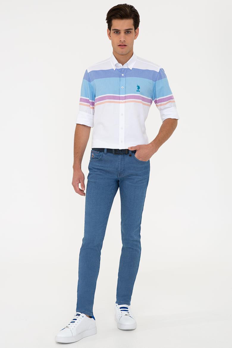 Erkek İndigo Jean Pantolon