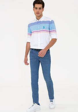 Erkek İndigo Jean Pantolon - 50237767092