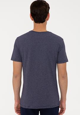 Erkek Lacivert T-shirt - 50232929011