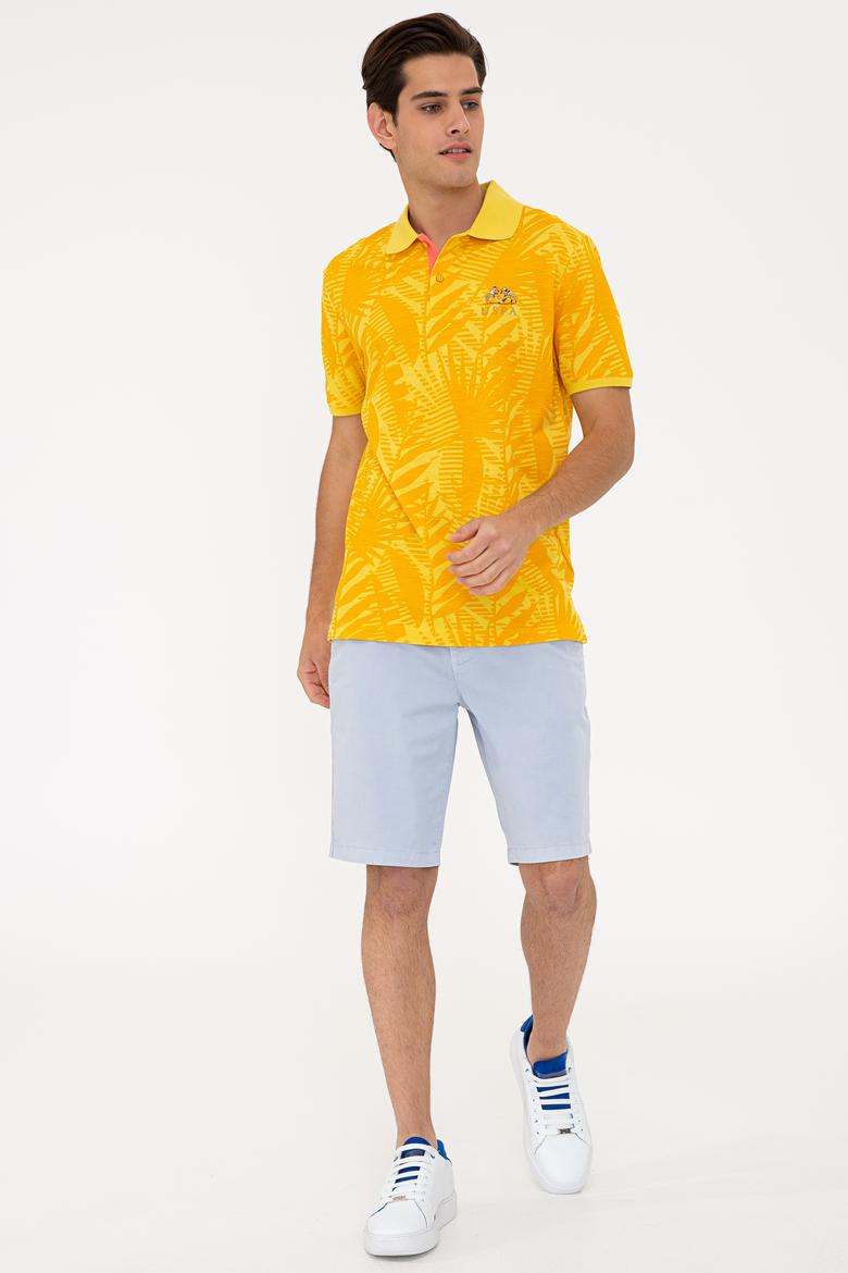 Erkek Sarı Polo Yaka Tişört - 50231980028