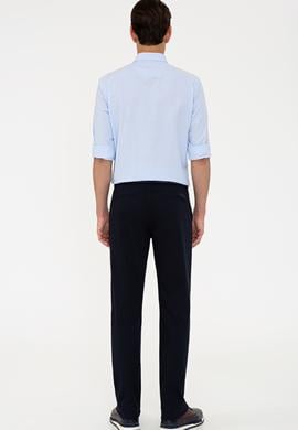 Erkek Lacivert Kanvas Pantolon - 50225573015