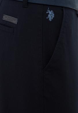 Erkek Lacivert Kanvas Pantolon - 50225573015