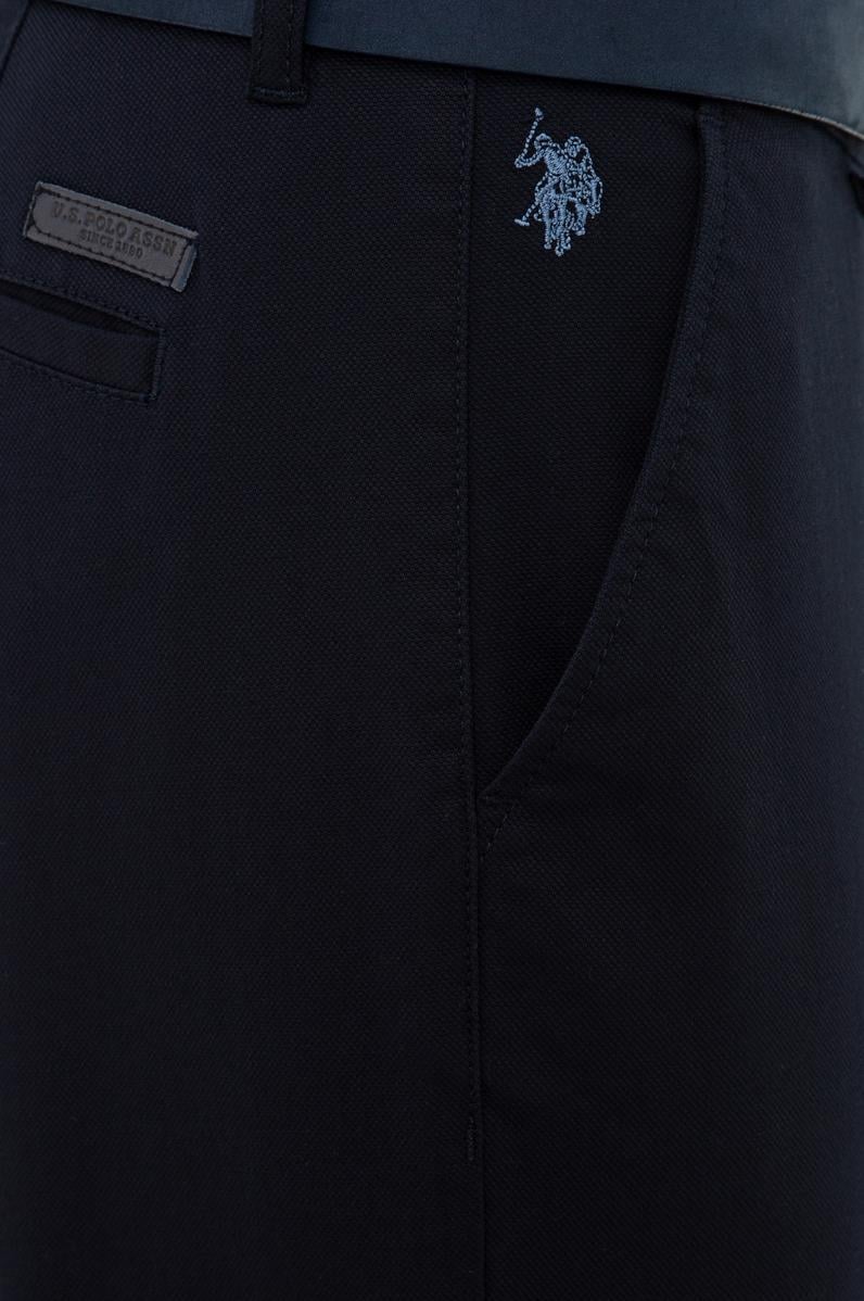 Erkek Lacivert Kanvas Pantolon