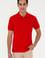 Erkek Kırmızı Basic Polo Yaka Tişört