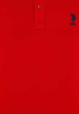 Erkek Kırmızı Basic Polo Yaka Tişört - 50232308384