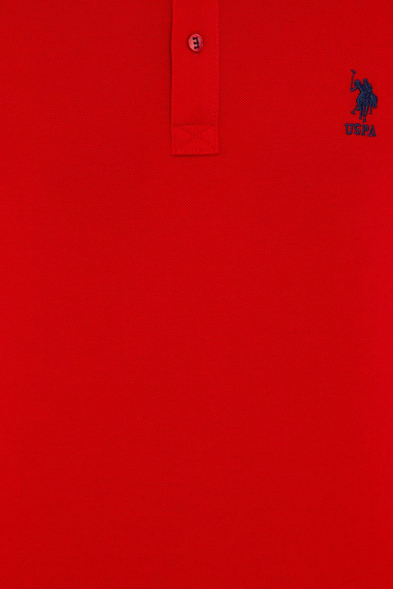 Erkek Kırmızı Basic Polo Yaka Tişört - 50232308384