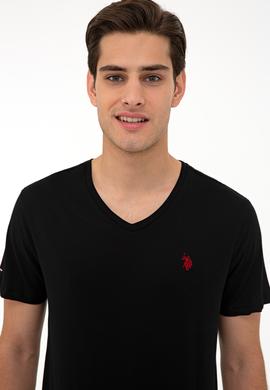 Erkek Siyah Basic Tişört - 50232309022