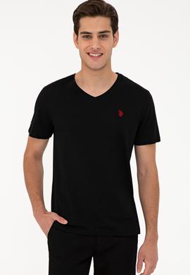 Erkek Siyah Basic Tişört - 50232309022