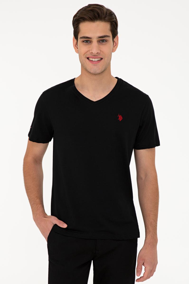 Erkek Siyah Basic Tişört