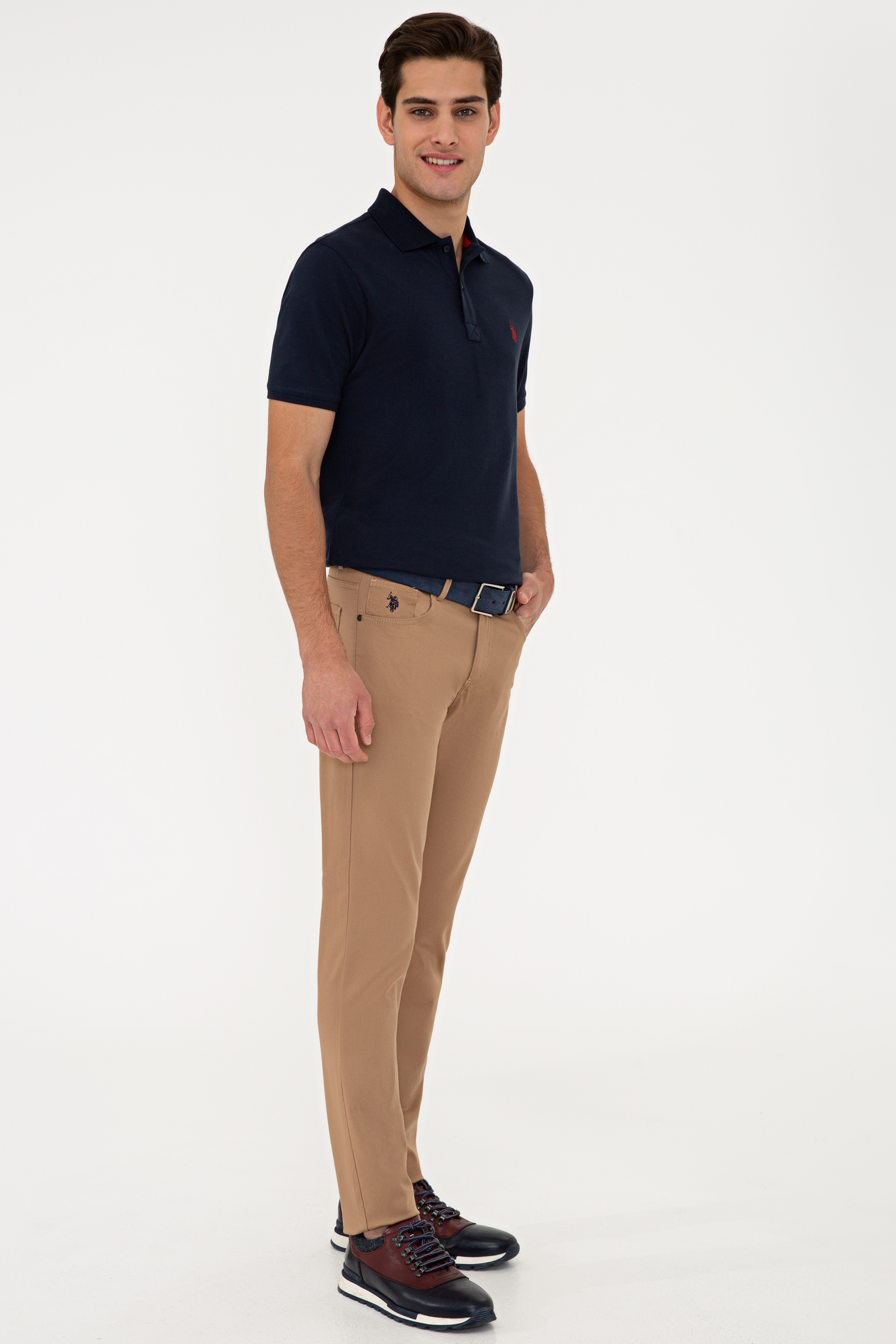 Erkek Camel Chinos - Image 2
