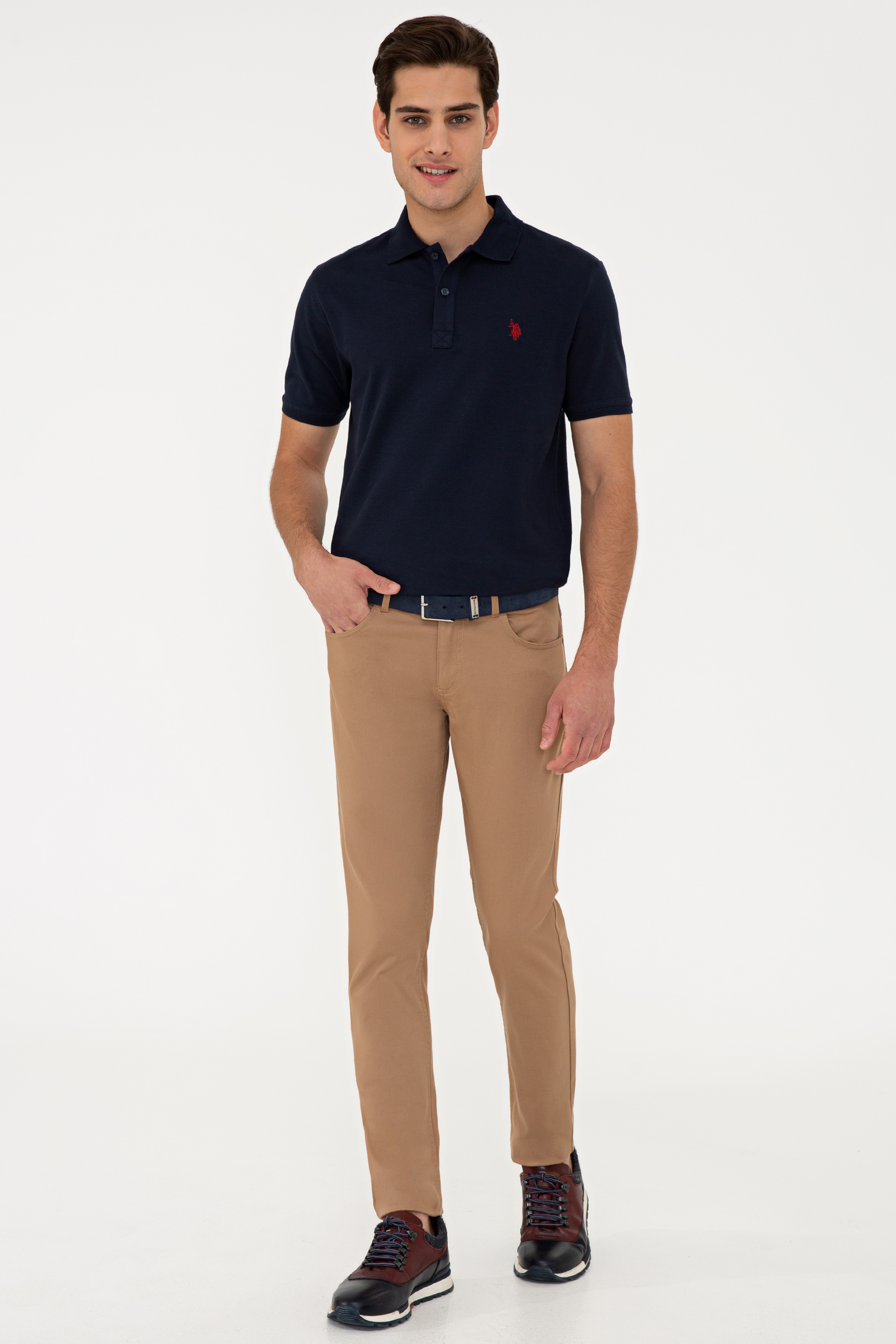 Erkek Camel Chinos - Image 1