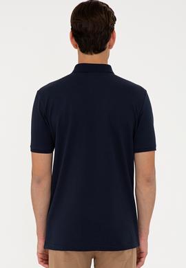 Erkek Koyu Lacivert Basic Tişört - 50232303060