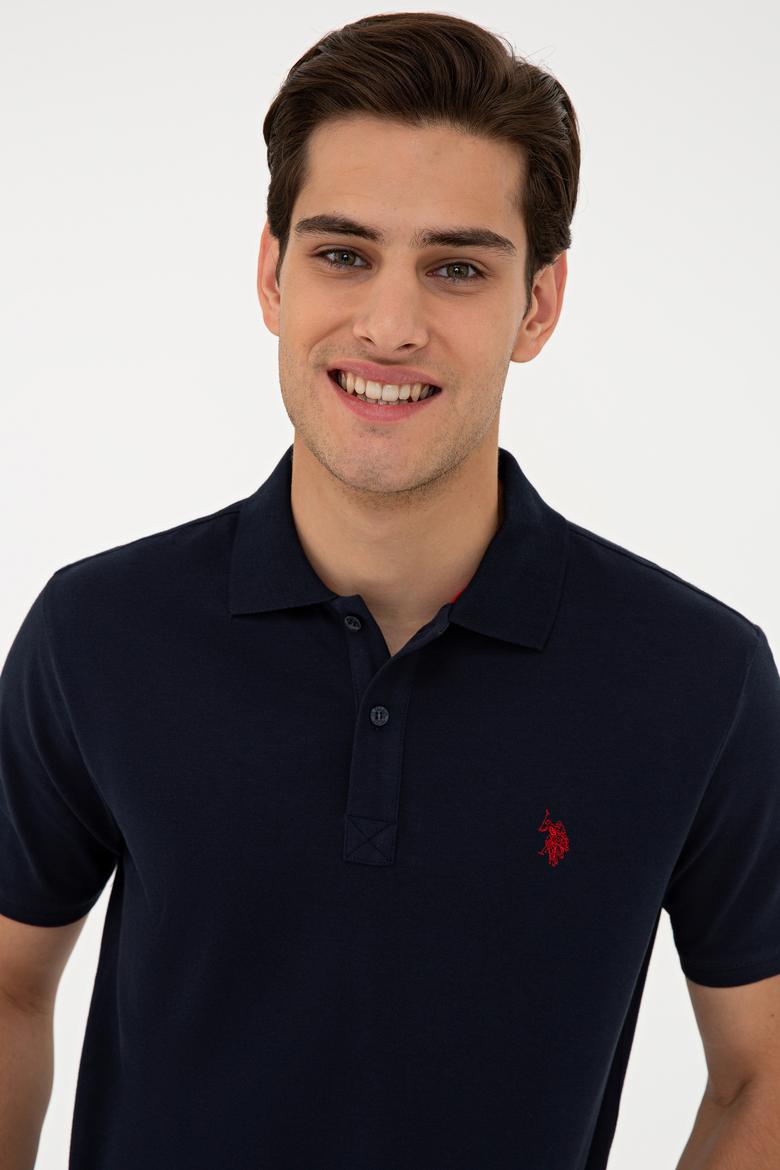 Erkek Koyu Lacivert Basic Tişört - 50232303060