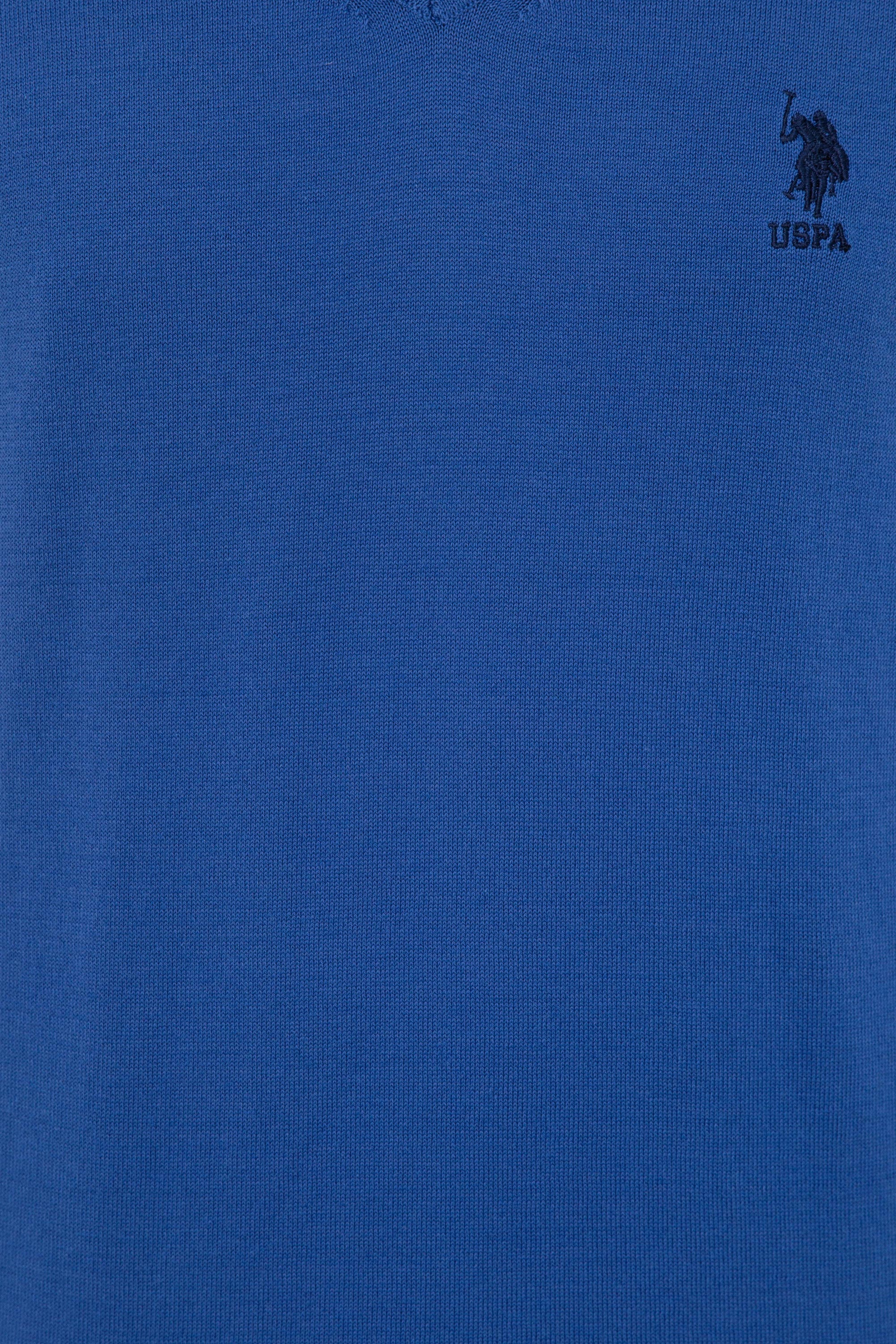 Erkek Koyu Mavi Basic Kazak - Image 5