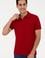 Erkek Bordo Basic Polo Yaka Tişört
