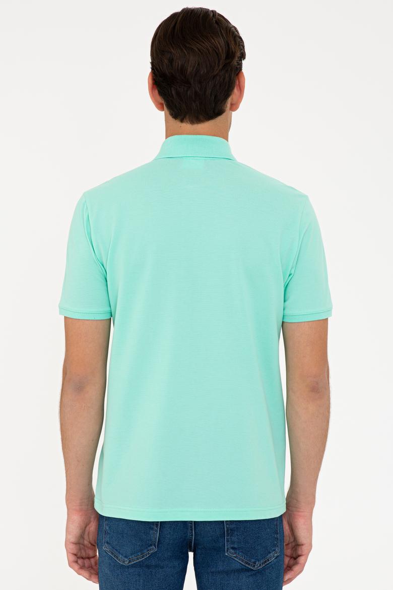 Erkek Mint Polo Yaka Basic T-Shirt - 50232303210