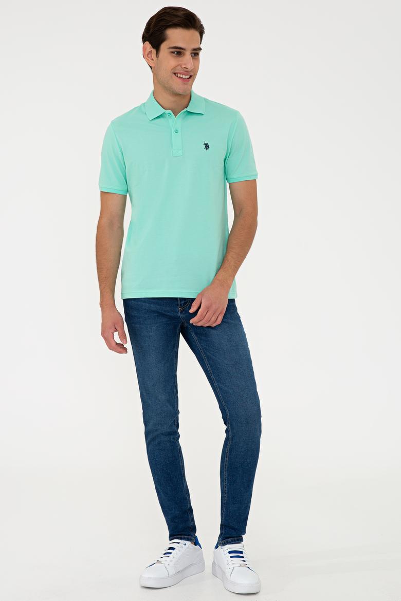 Erkek Mint Polo Yaka Basic T-Shirt - 50232303210