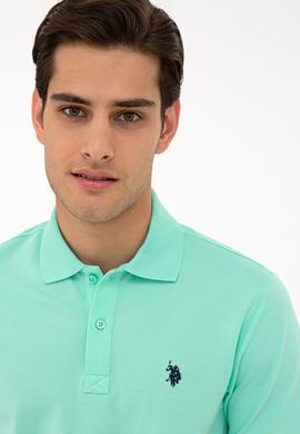 Erkek Mint Polo Yaka Basic T-Shirt - 50232303210