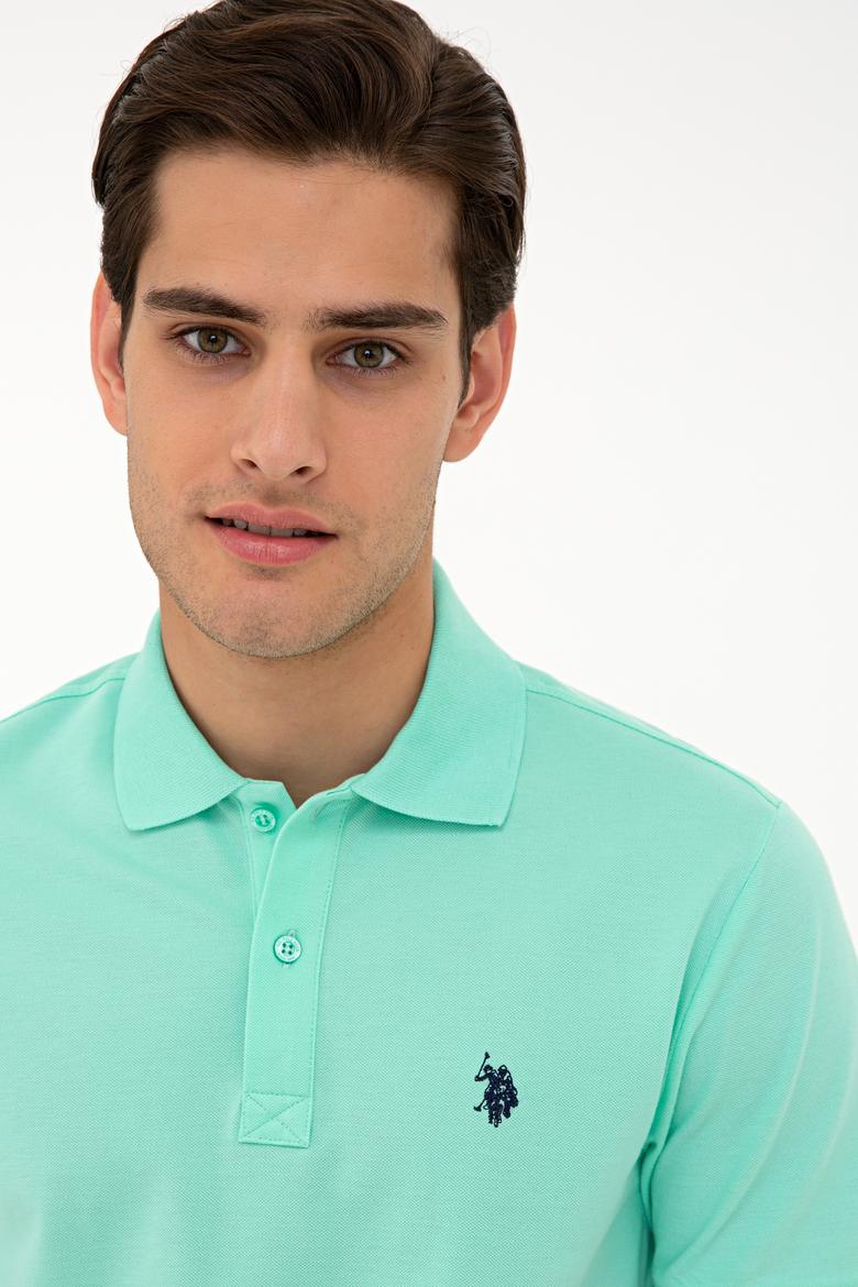 Erkek Mint Polo Yaka Basic T-Shirt - 50232303210