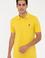 Erkek Açık Sarı Basic Polo Yaka Tişört
