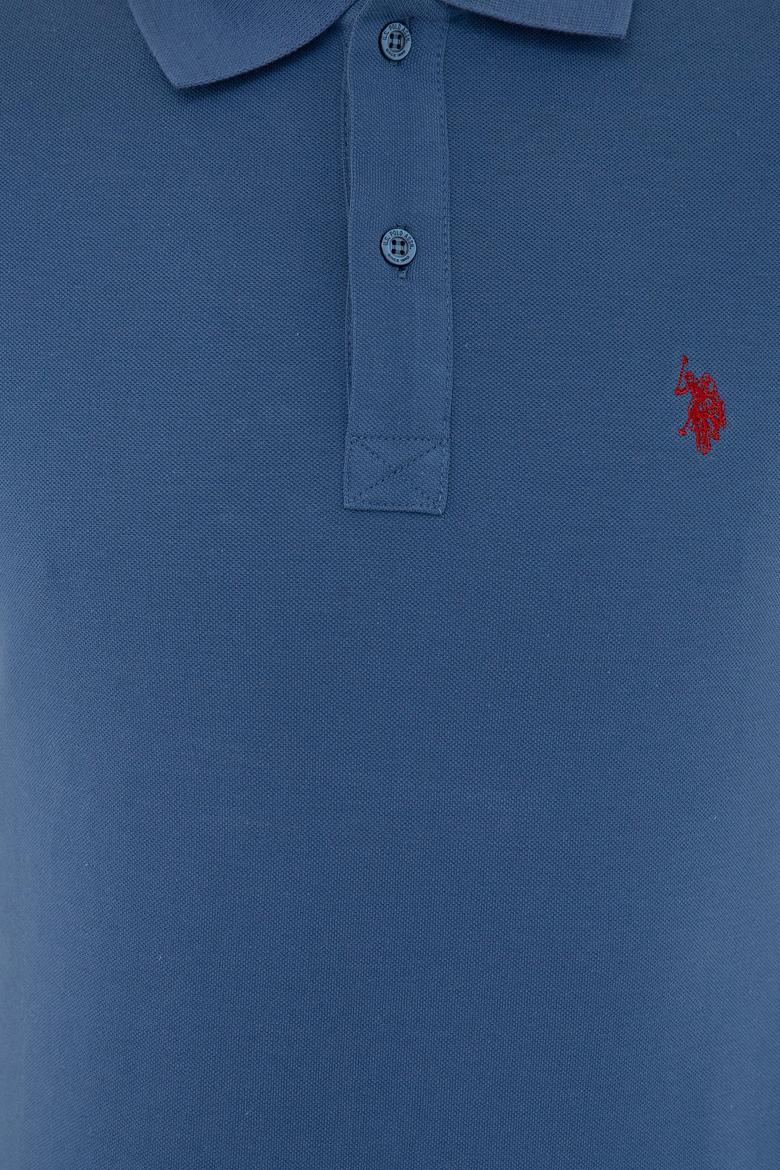 Erkek Açık Lacivert Basic Polo Yaka Tişört - 50232303140