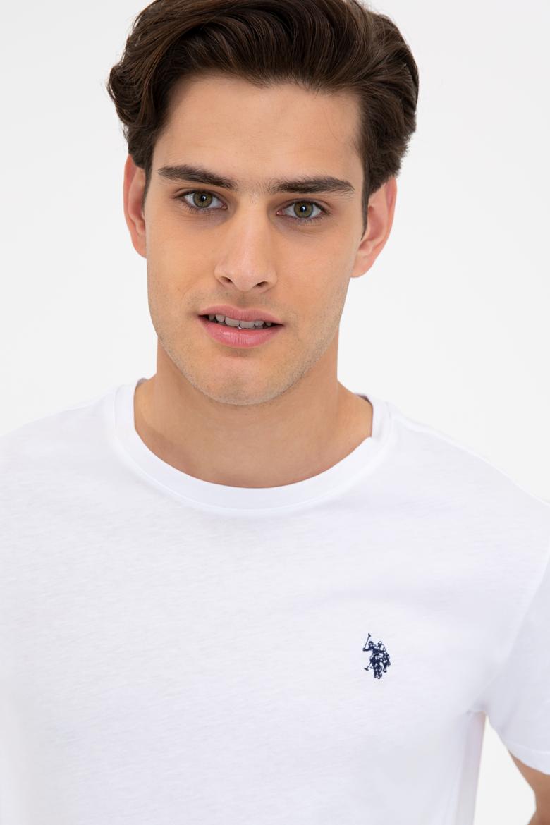 Erkek Beyaz Basic Tişört - 50232306007