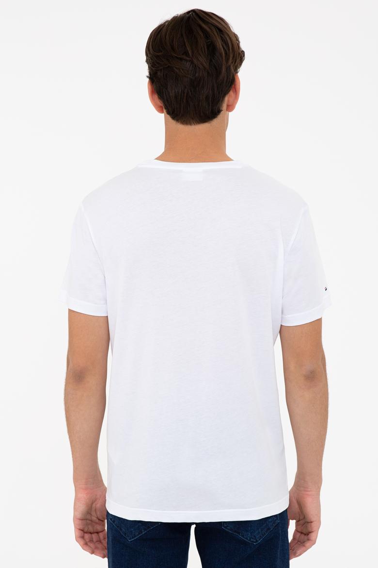 Erkek Beyaz Basic Tişört - 50232306007