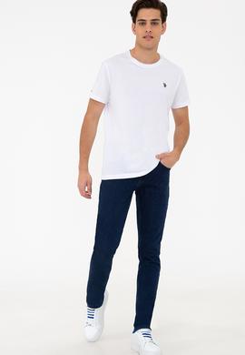 Erkek Beyaz Basic Tişört - 50232306007