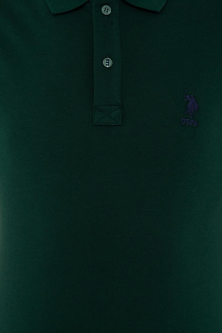 Erkek Koyu Yeşil Basic Tişört - 50232308348