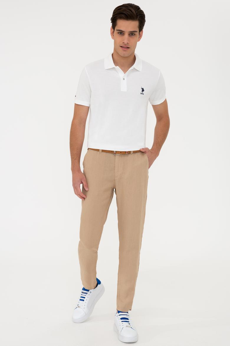 Erkek Ekru Basic Tişört - 50232308392