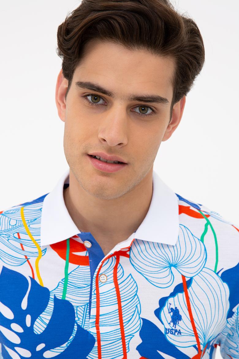 Erkek Beyaz Polo Yaka T-Shirt - 50235369007