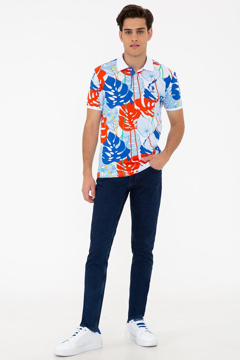 Erkek Beyaz Polo Yaka T-Shirt - 50235369007