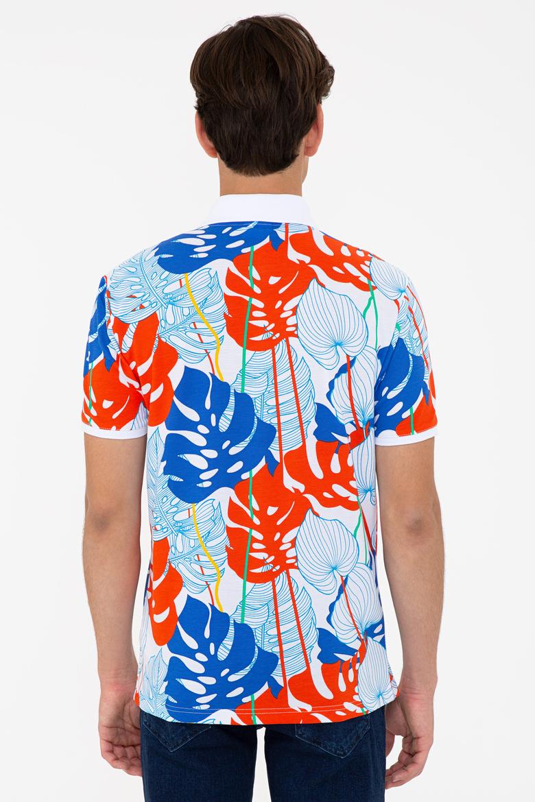 Erkek Beyaz Polo Yaka T-Shirt - 50235369007