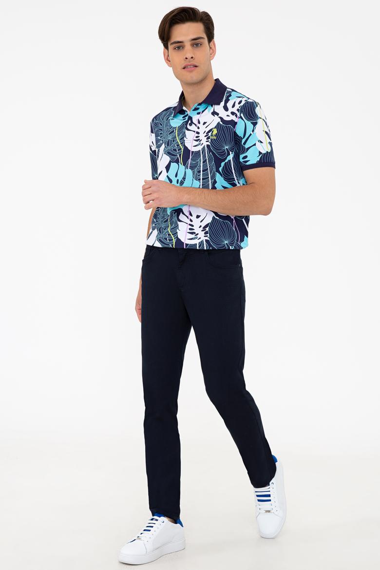 Erkek Lacivert Polo Yaka Tişört - 50235369017