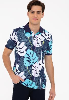 Erkek Lacivert Polo Yaka Tişört - 50235369017