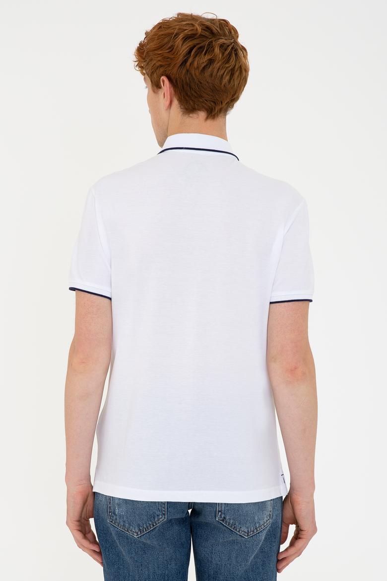 Erkek Beyaz Basic Tişört - 50222592001