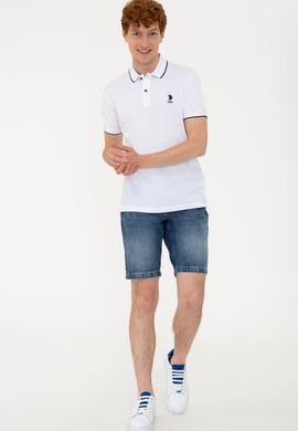 Erkek Beyaz Basic Tişört - 50222592001