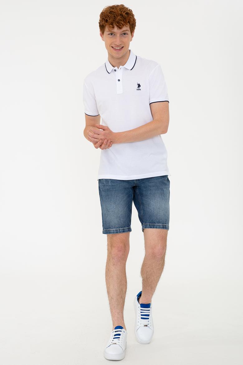 Erkek Beyaz Basic Tişört - 50222592001