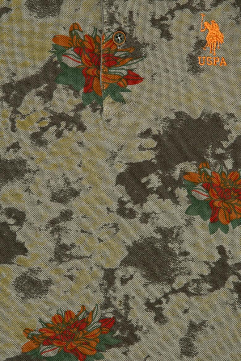 Erkek Çocuk Yeşil Polo Yaka Tişört - 50220379014