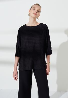 Kadın Siyah Sweatshirt - 50236199019