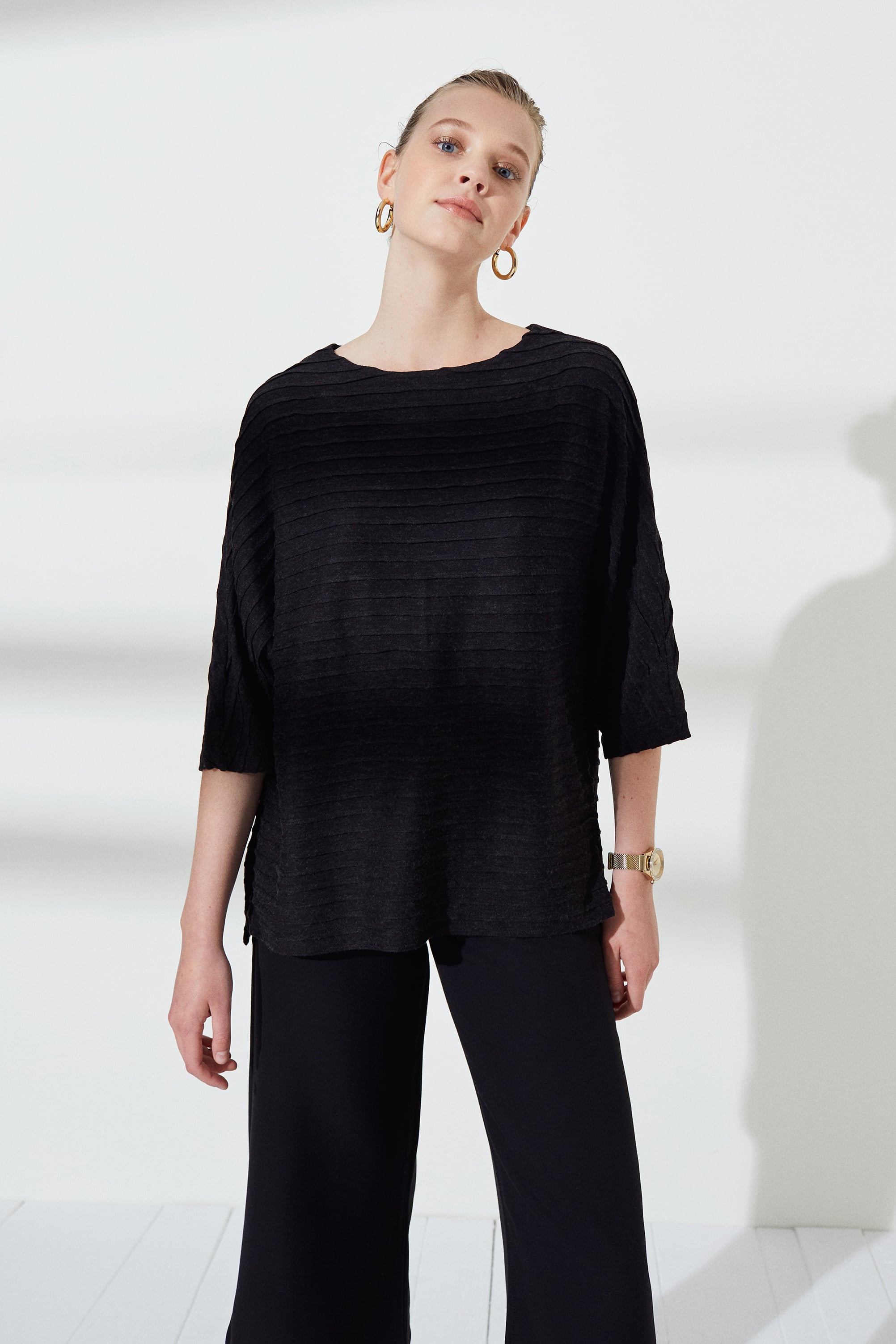 Kadın Siyah Sweatshirt