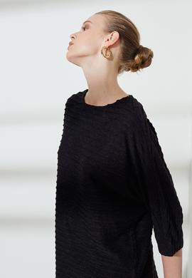 Kadın Siyah Sweatshirt - 50236199019