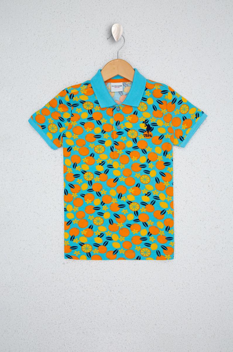 Erkek Çocuk Yeşil Polo Yaka Tişört