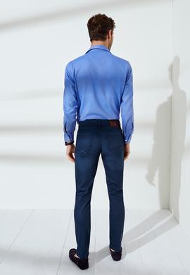 Erkek Lacivert Denim Pantolon - 50236204044