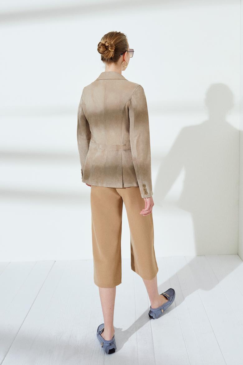 Kadın Taş Deri Ceket - 50235243002