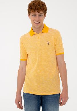 Erkek Sarı Polo Yaka Tişört - 50235394036