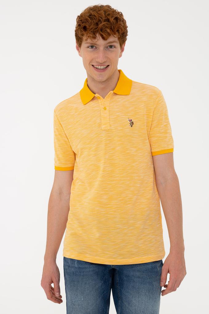 Erkek Sarı Polo Yaka Tişört