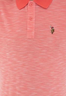 Erkek Nar Çiçeği Polo Yaka Tişört - 50235394021