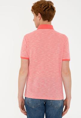 Erkek Nar Çiçeği Polo Yaka Tişört - 50235394021