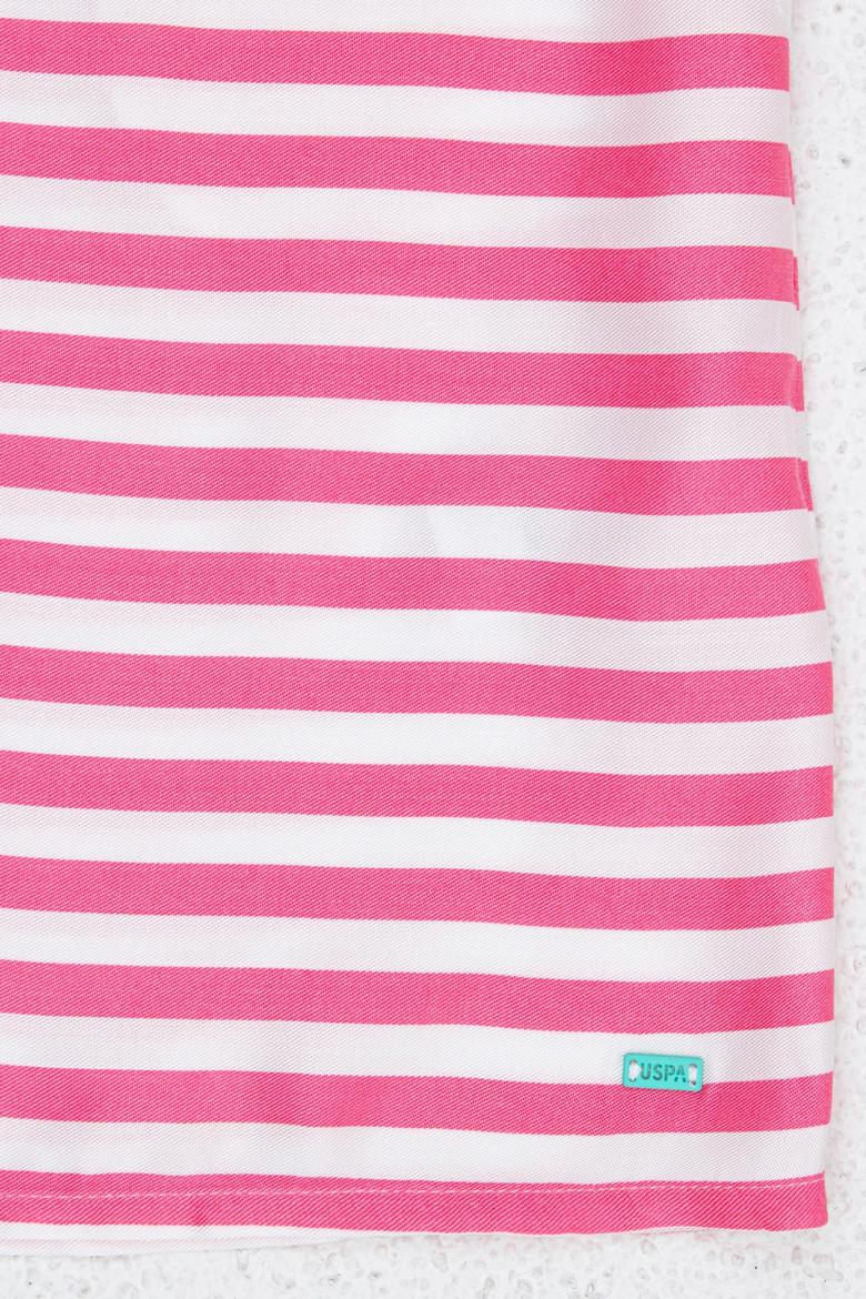 Kız Çocuk Pembe Dokuma Elbise - 50218503011